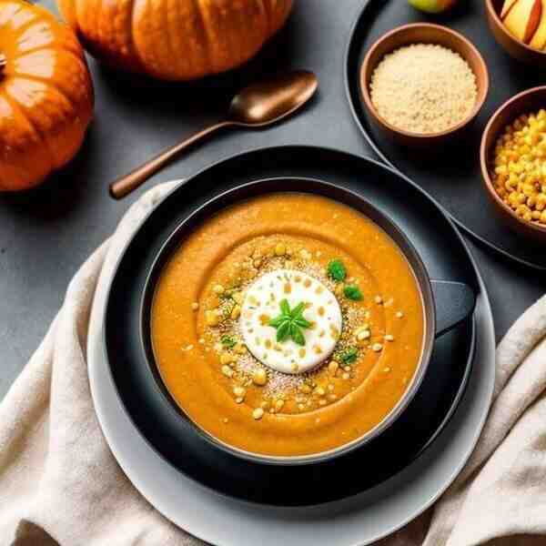 Кукурузная каша тыквеннояблочная